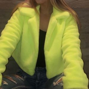 FOREVER 21 FAUX FUR JACKET